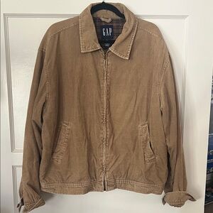 Vintage GAP Men's Tan Corduroy Jacket